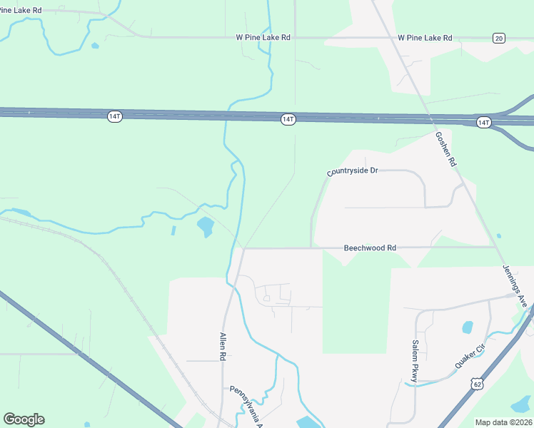 map of restaurants, bars, coffee shops, grocery stores, and more near 1834 Allen Road in Salem