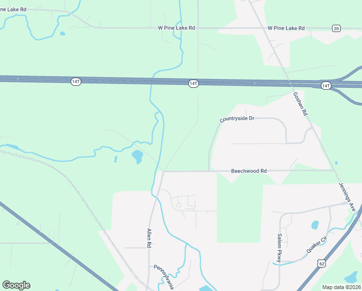 map of restaurants, bars, coffee shops, grocery stores, and more near 1834 Allen Road in Salem