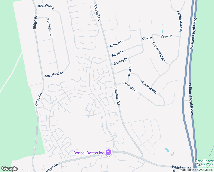 map of restaurants, bars, coffee shops, grocery stores, and more near 45 Trent Court in Ridge