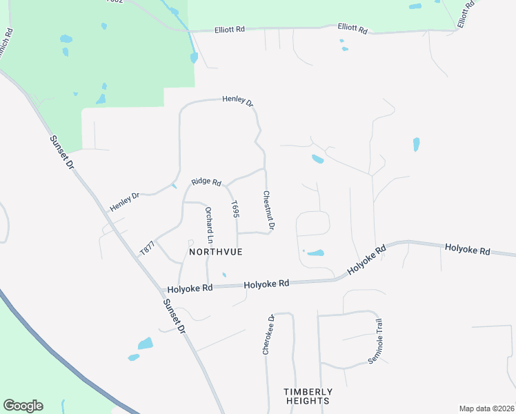 map of restaurants, bars, coffee shops, grocery stores, and more near 310 Chestnut Drive in Butler