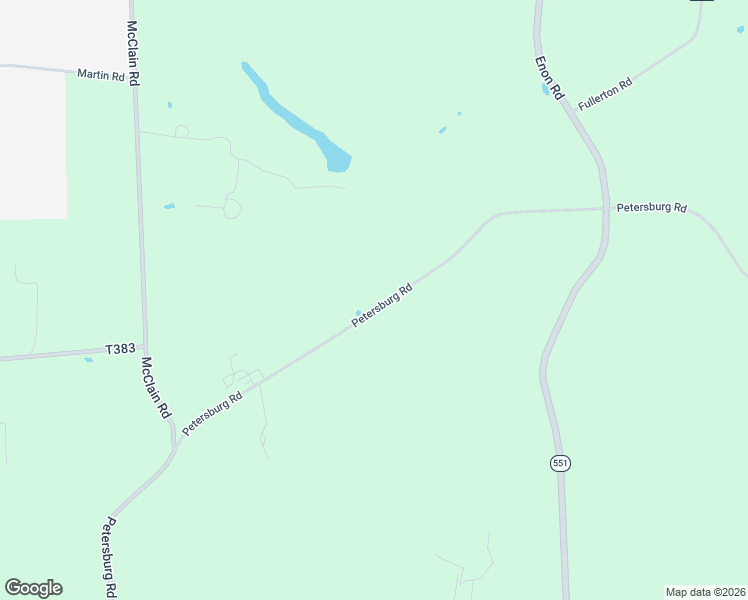 map of restaurants, bars, coffee shops, grocery stores, and more near 441 Petersburg Road in Enon Valley
