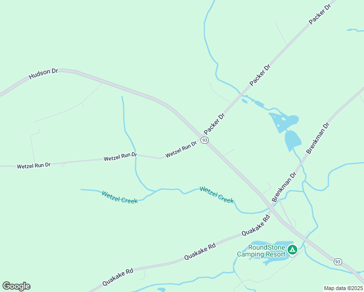 map of restaurants, bars, coffee shops, grocery stores, and more near 2984 Wetzel Run Drive in Weatherly