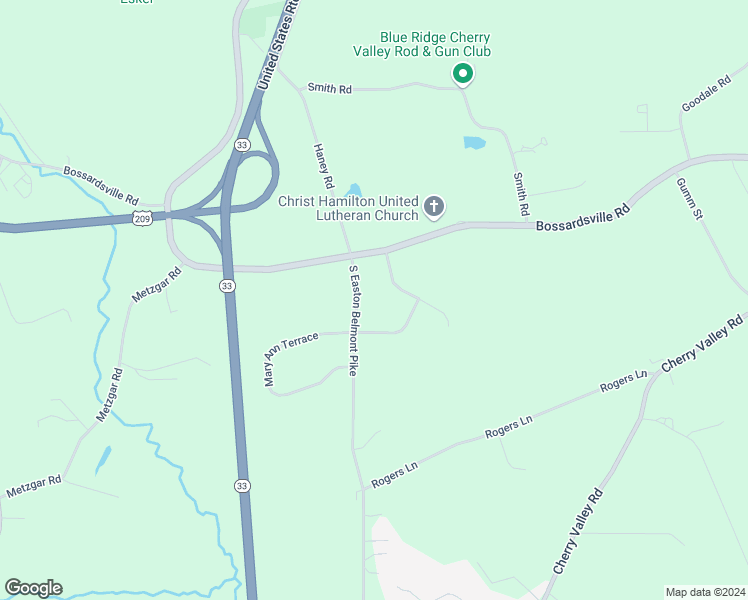 map of restaurants, bars, coffee shops, grocery stores, and more near 414 South Easton Belmont Pike in Sciota