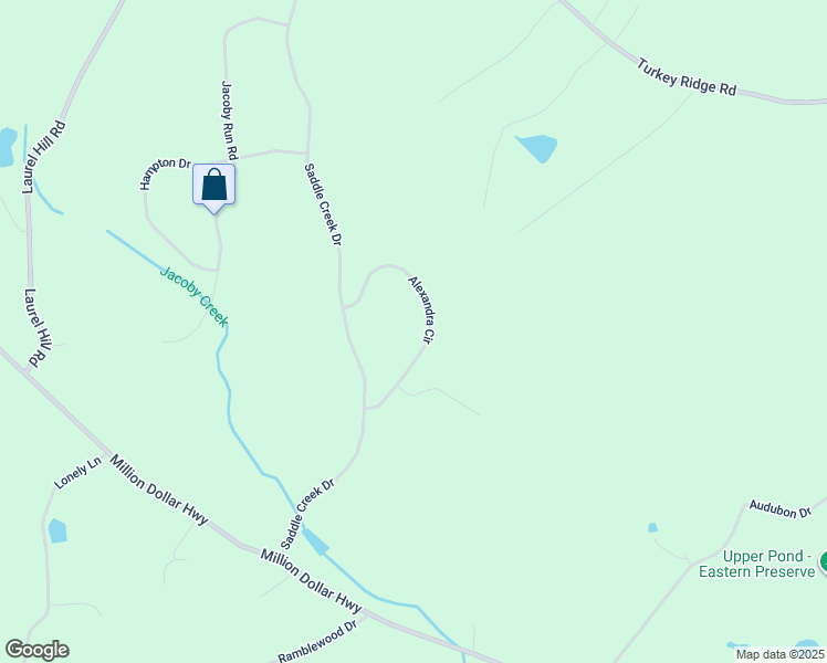 map of restaurants, bars, coffee shops, grocery stores, and more near 81 Alexandra Circle in Mount Bethel