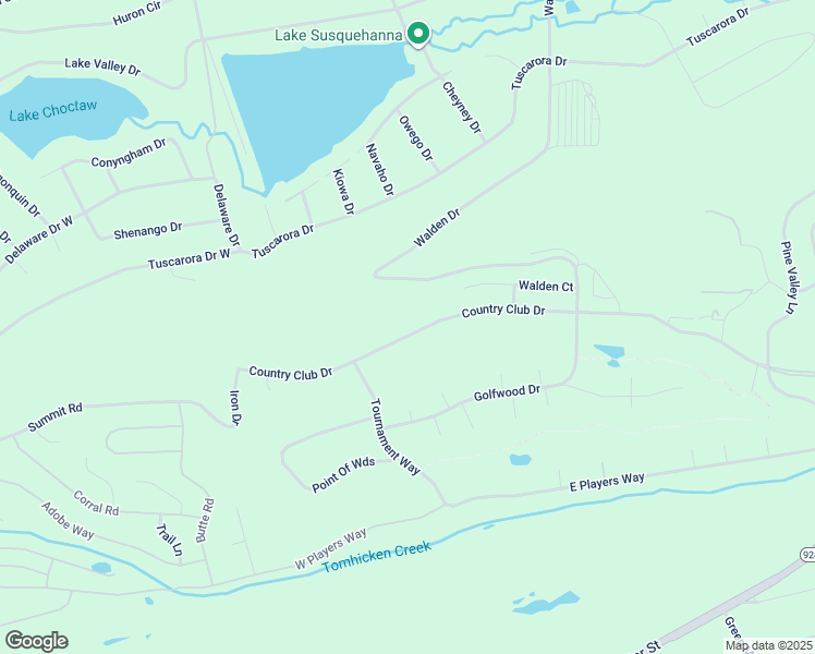 map of restaurants, bars, coffee shops, grocery stores, and more near 1 Country Club Drive in Luzerne County