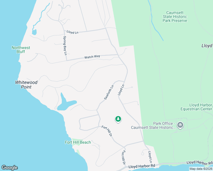 map of restaurants, bars, coffee shops, grocery stores, and more near 6 Seaforth Lane in Lloyd Harbor