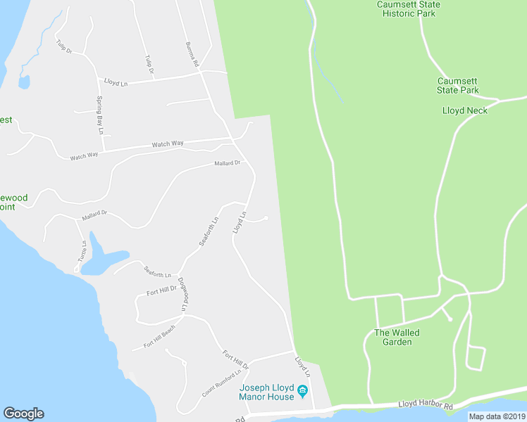 map of restaurants, bars, coffee shops, grocery stores, and more near 1 Woodfield Court in Lloyd Harbor