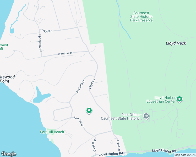 map of restaurants, bars, coffee shops, grocery stores, and more near 1 Woodfield Court in Lloyd Harbor