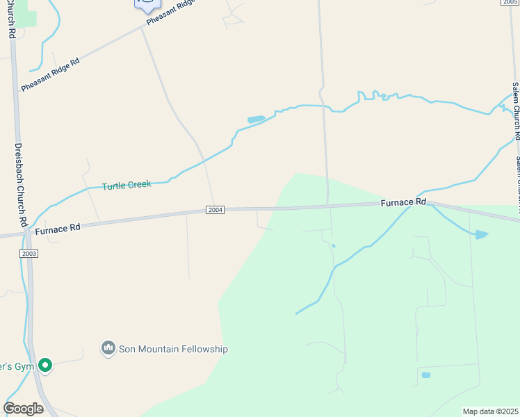 map of restaurants, bars, coffee shops, grocery stores, and more near Furnace Road in Union County