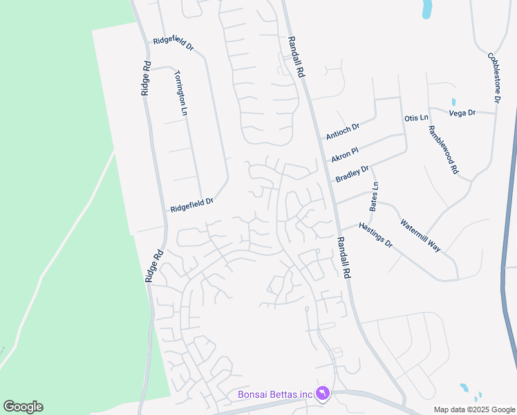 map of restaurants, bars, coffee shops, grocery stores, and more near 168 Ventry Court in Ridge