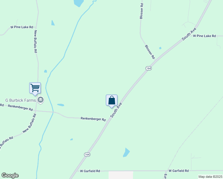 map of restaurants, bars, coffee shops, grocery stores, and more near 13430 South Avenue in Columbiana