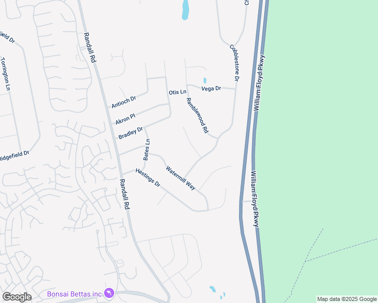 map of restaurants, bars, coffee shops, grocery stores, and more near 5 Cavalier Court in Ridge