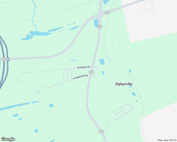 map of restaurants, bars, coffee shops, grocery stores, and more near 1350 South Church Street in Luzerne County