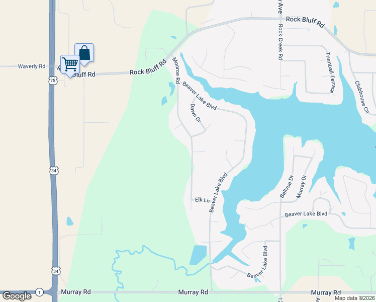 map of restaurants, bars, coffee shops, grocery stores, and more near 9216 Monroe Road in Plattsmouth