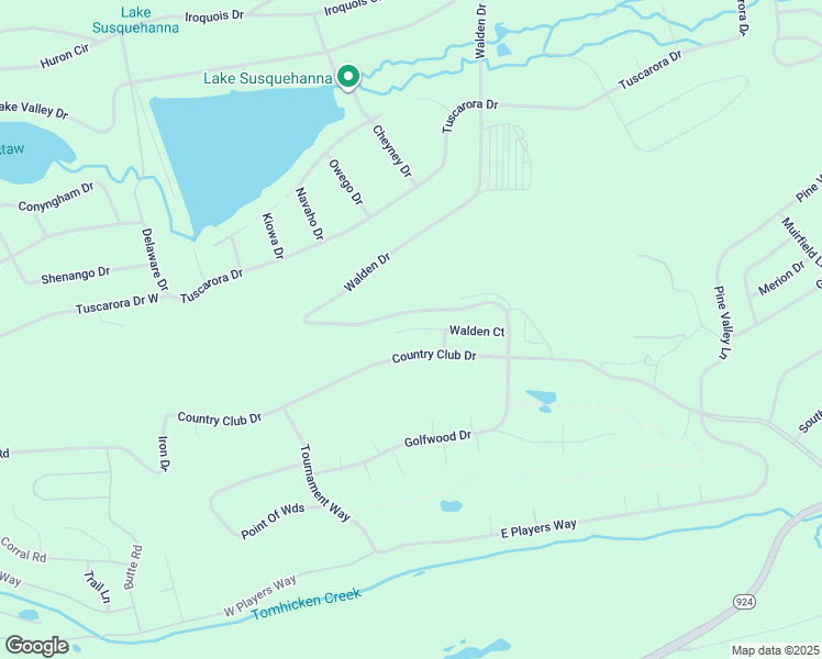 map of restaurants, bars, coffee shops, grocery stores, and more near 30 Walden Court in Hazleton