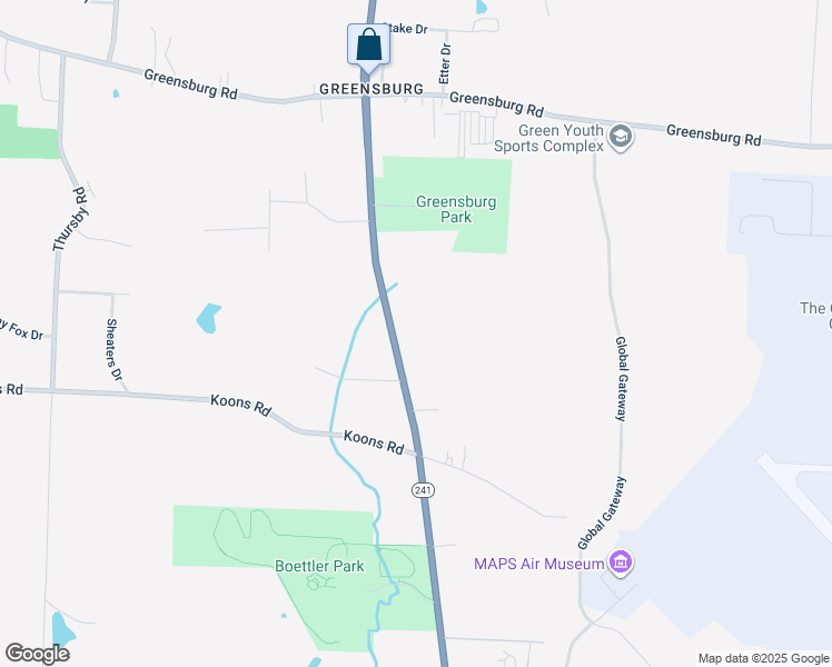 map of restaurants, bars, coffee shops, grocery stores, and more near 5001 Massillon Road in North Canton