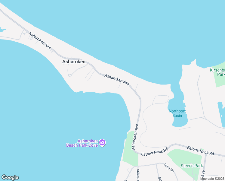 map of restaurants, bars, coffee shops, grocery stores, and more near 129 Asharoken Avenue in Northport