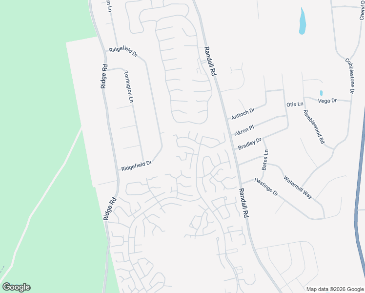 map of restaurants, bars, coffee shops, grocery stores, and more near 429 Falmouth Court in Ridge