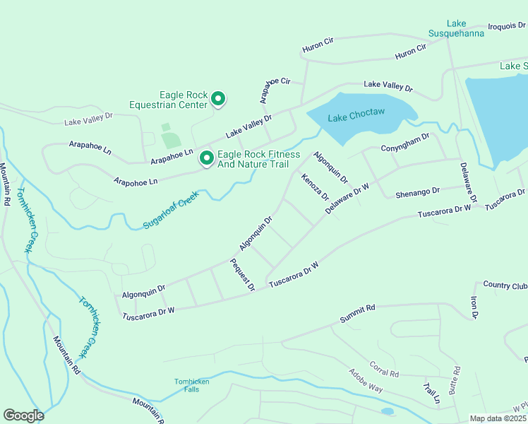 map of restaurants, bars, coffee shops, grocery stores, and more near 64 Algonquin Drive in Hazleton
