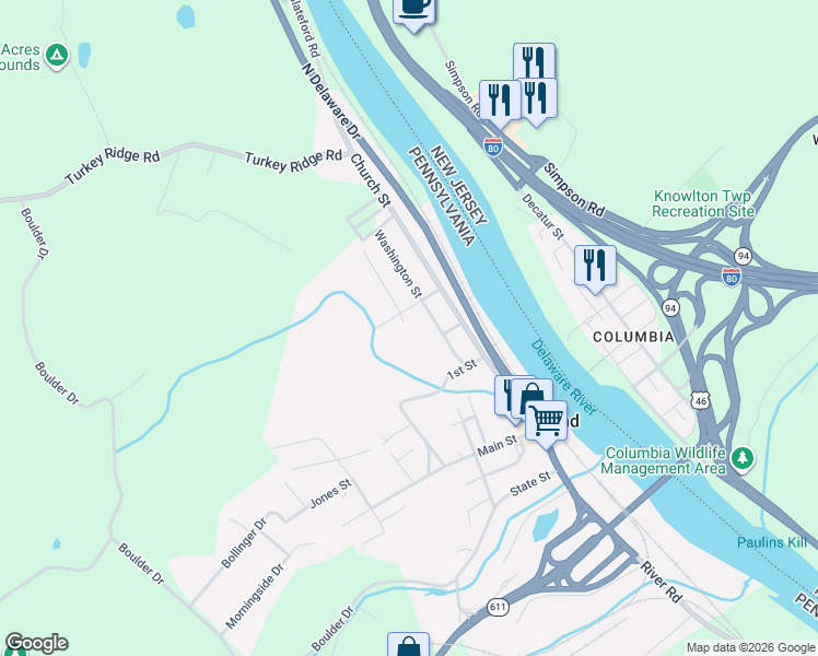 map of restaurants, bars, coffee shops, grocery stores, and more near 201 Ruth Street in Portland