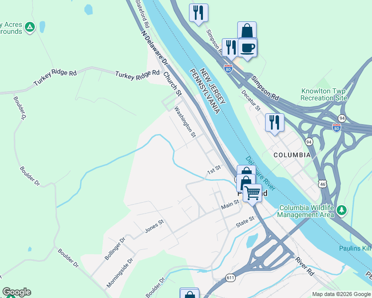 map of restaurants, bars, coffee shops, grocery stores, and more near 201 Ruth Street in Portland