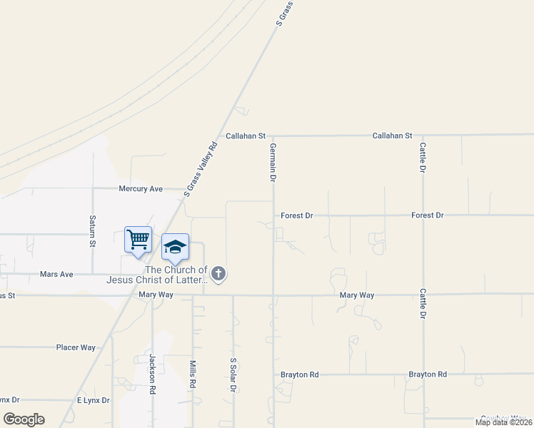 map of restaurants, bars, coffee shops, grocery stores, and more near 6420 Germain Drive in Winnemucca