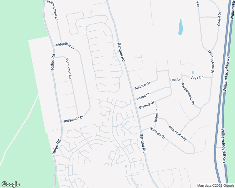 map of restaurants, bars, coffee shops, grocery stores, and more near 73 Glen Drive in Ridge