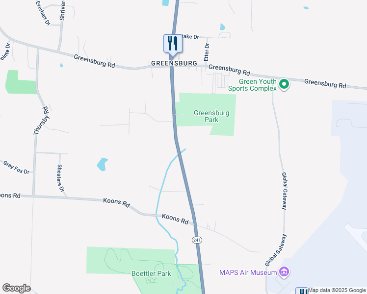 map of restaurants, bars, coffee shops, grocery stores, and more near 4963 Massillon Road in North Canton