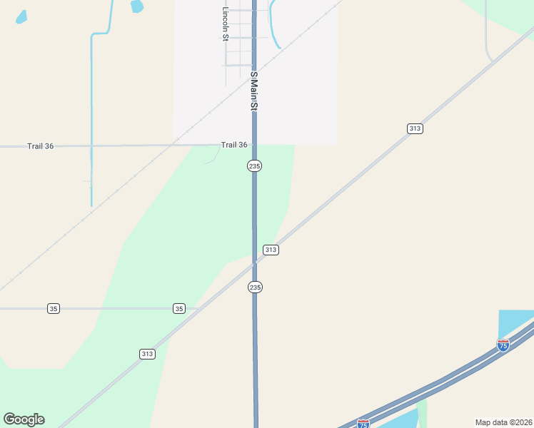 map of restaurants, bars, coffee shops, grocery stores, and more near 16483 Ohio 235 in Mount Cory