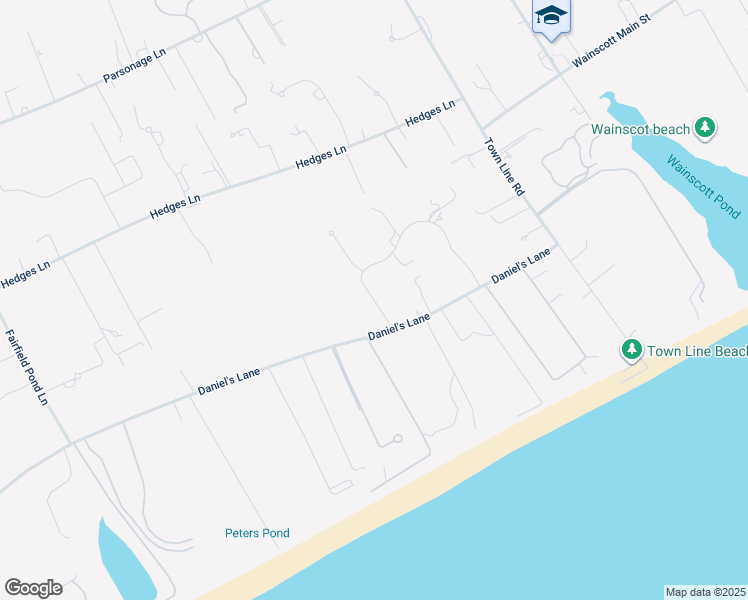 map of restaurants, bars, coffee shops, grocery stores, and more near 170 Ericas Lane in Sagaponack