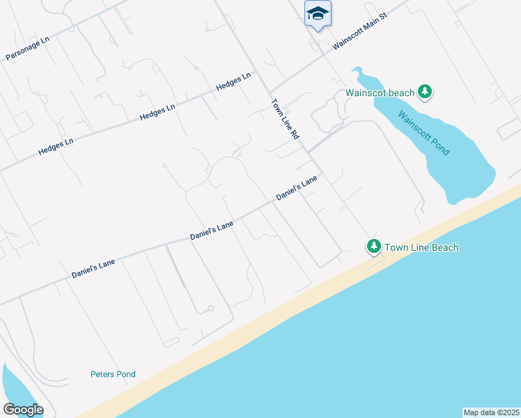 map of restaurants, bars, coffee shops, grocery stores, and more near 709 Daniel's Lane in Sagaponack