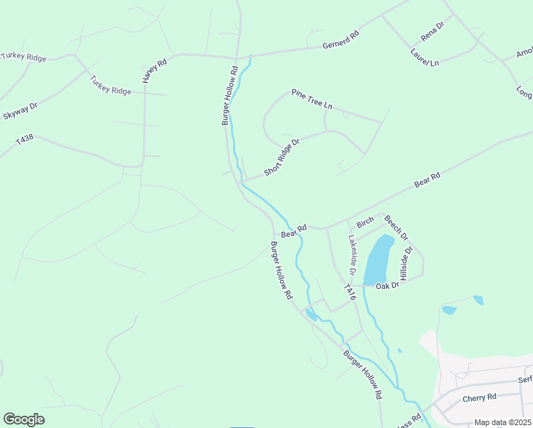 map of restaurants, bars, coffee shops, grocery stores, and more near Burger Hollow Rd in Monroe