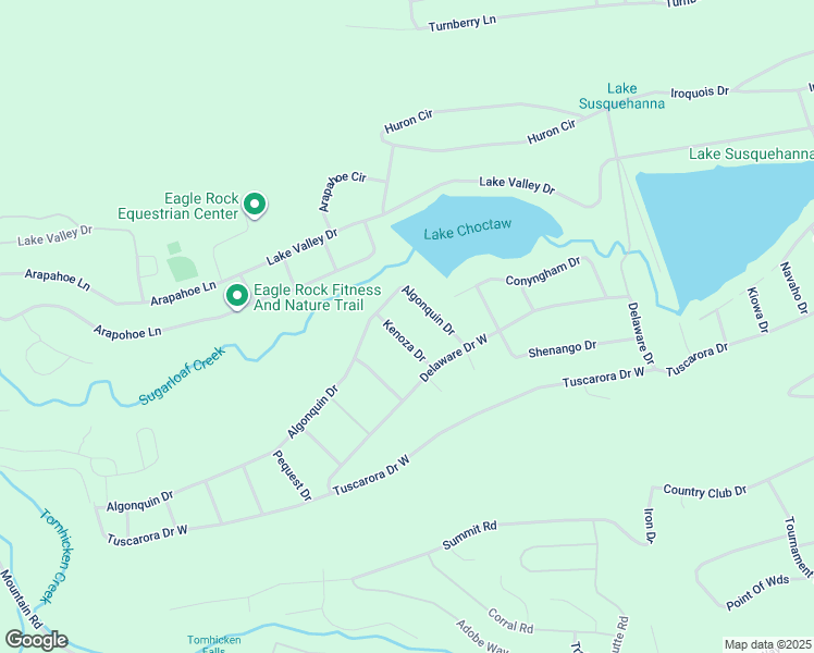 map of restaurants, bars, coffee shops, grocery stores, and more near 12 Kenoza Drive in Hazleton