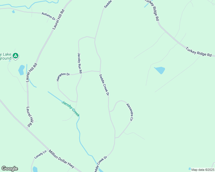 map of restaurants, bars, coffee shops, grocery stores, and more near 190 Saddle Creek Drive in Mount Bethel