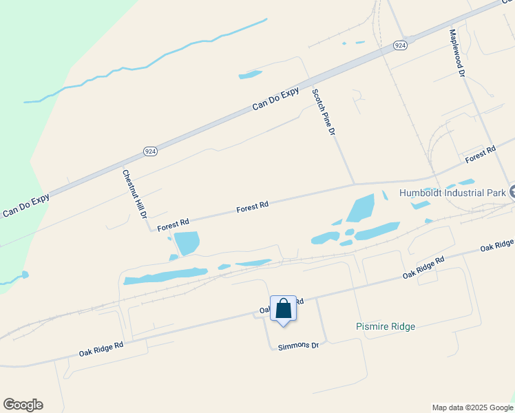 map of restaurants, bars, coffee shops, grocery stores, and more near Forest Road in Luzerne County