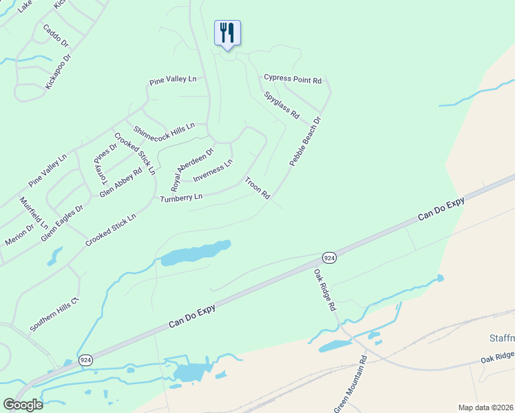 map of restaurants, bars, coffee shops, grocery stores, and more near 29 Troon Road in Luzerne County