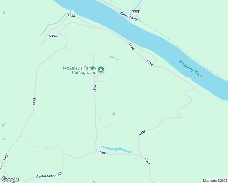 map of restaurants, bars, coffee shops, grocery stores, and more near 109 McAuley Campground Drive in Armstrong County