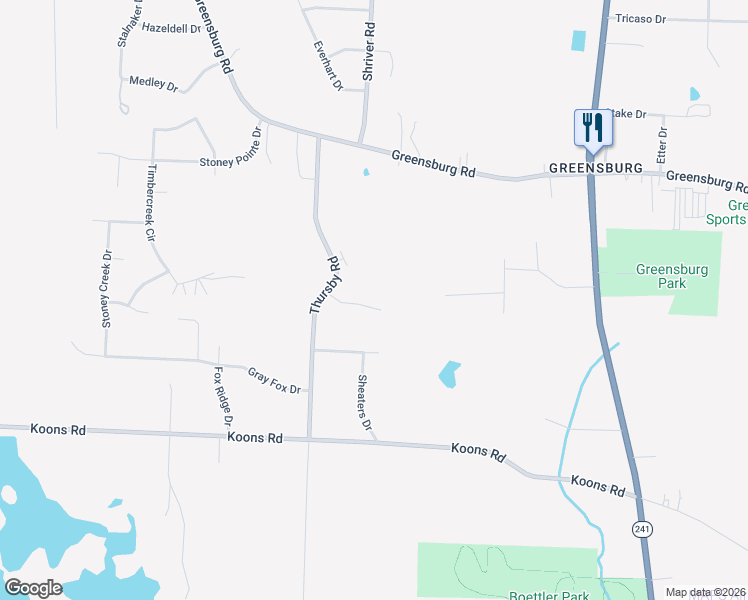 map of restaurants, bars, coffee shops, grocery stores, and more near 1651-1653 Discovery Road in North Canton