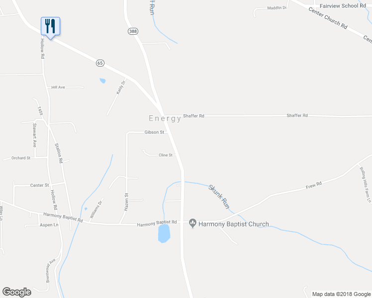 map of restaurants, bars, coffee shops, grocery stores, and more near 3939 Ellwood Road in New Castle