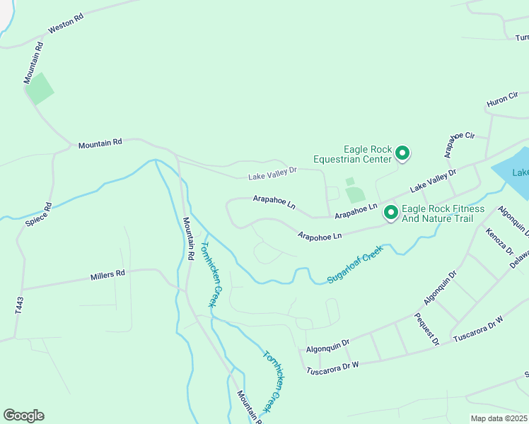 map of restaurants, bars, coffee shops, grocery stores, and more near 93 Arapahoe Lane in Hazleton