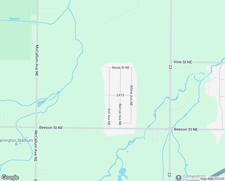 map of restaurants, bars, coffee shops, grocery stores, and more near 10770 Dot Avenue Northeast in Alliance
