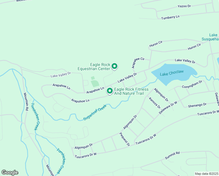map of restaurants, bars, coffee shops, grocery stores, and more near 538 Lake Valley Drive in Hazleton