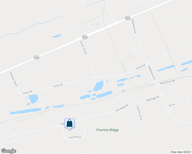 map of restaurants, bars, coffee shops, grocery stores, and more near Forest Road in Luzerne County