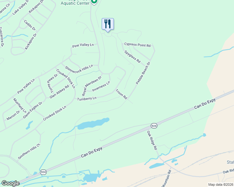 map of restaurants, bars, coffee shops, grocery stores, and more near 29 Troon Road in Luzerne County