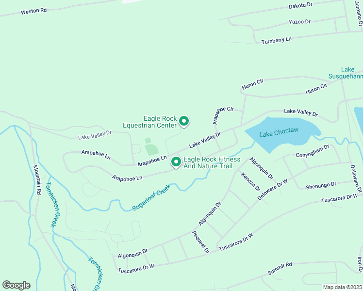 map of restaurants, bars, coffee shops, grocery stores, and more near 529 Lake Valley Drive in Hazleton