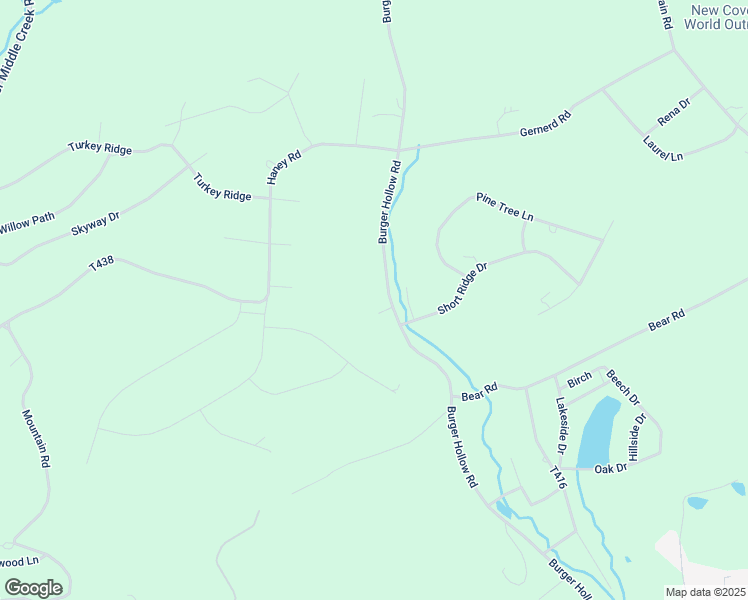 map of restaurants, bars, coffee shops, grocery stores, and more near 801 Burger Hollow Road in Kunkletown