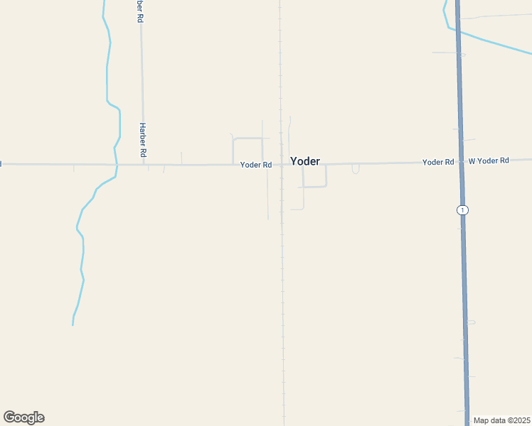 map of restaurants, bars, coffee shops, grocery stores, and more near in Yoder