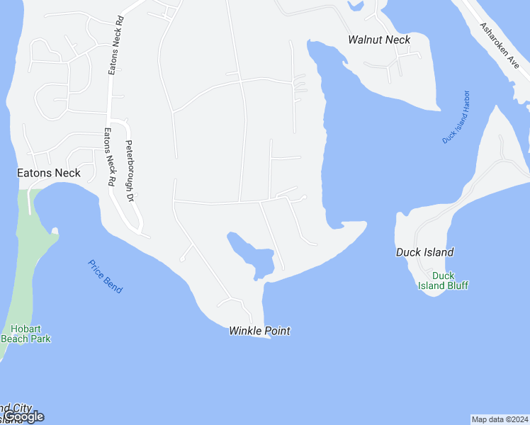 map of restaurants, bars, coffee shops, grocery stores, and more near 40 Cherrylawn Lane in Northport