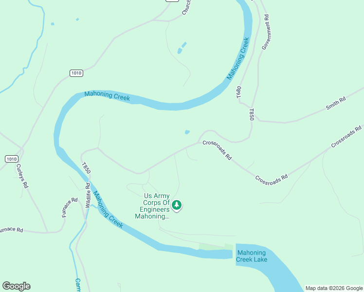 map of restaurants, bars, coffee shops, grocery stores, and more near 273 Government Road in New Bethlehem