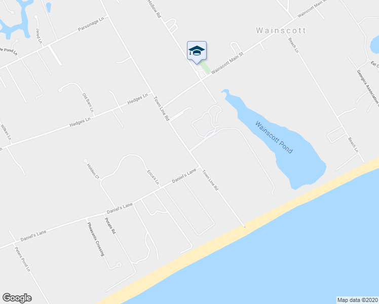 map of restaurants, bars, coffee shops, grocery stores, and more near 230 Town Line Road in Wainscott